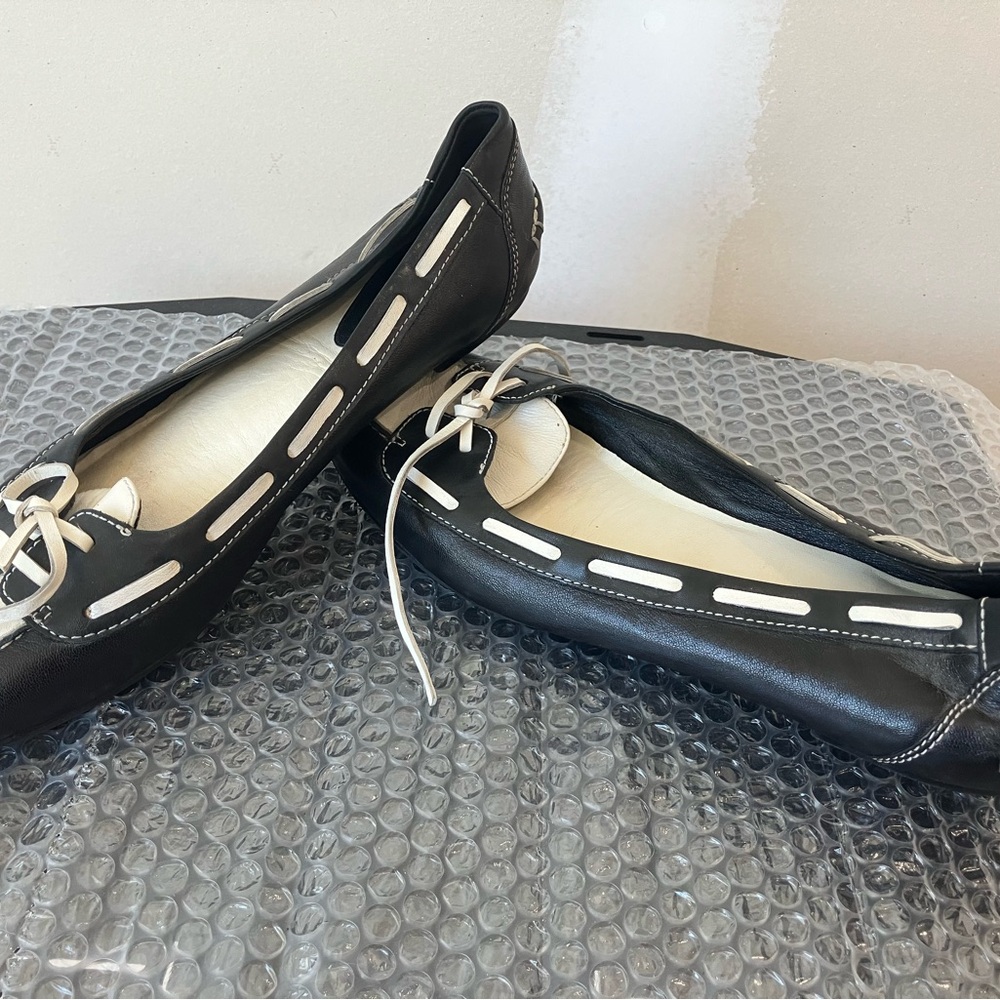Cole  Haan Elegant Black Leather Women's Shoes